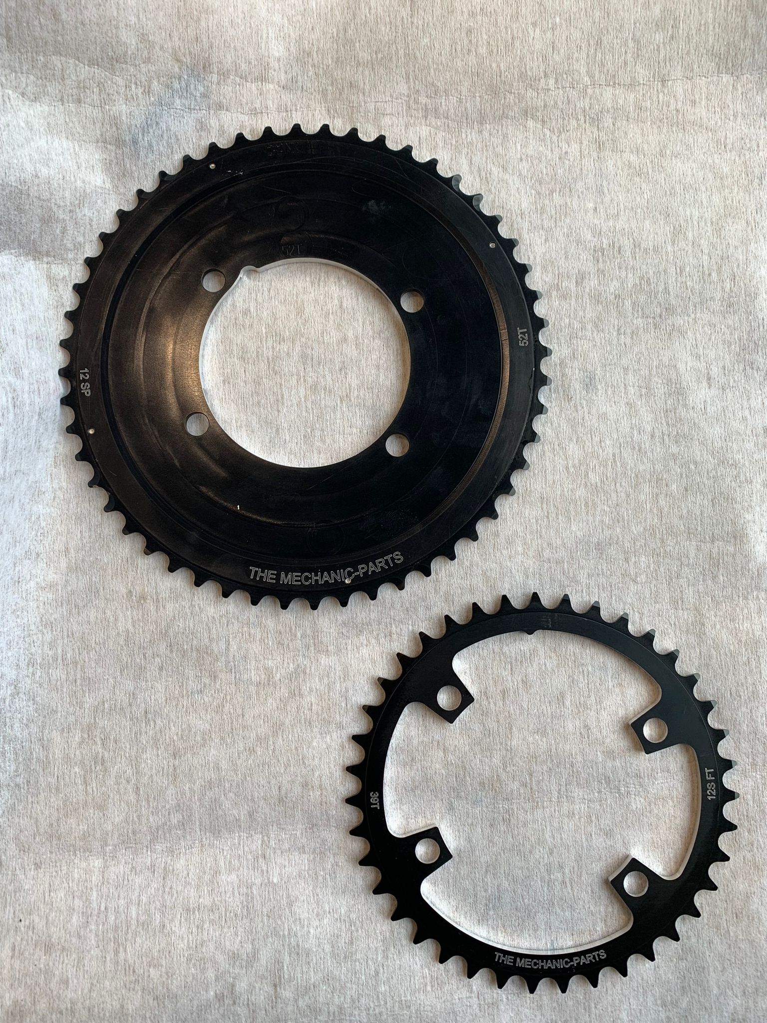 Set buiten- en binnenblad SRAM RIVAL (BCD 107) - Afbeelding 2