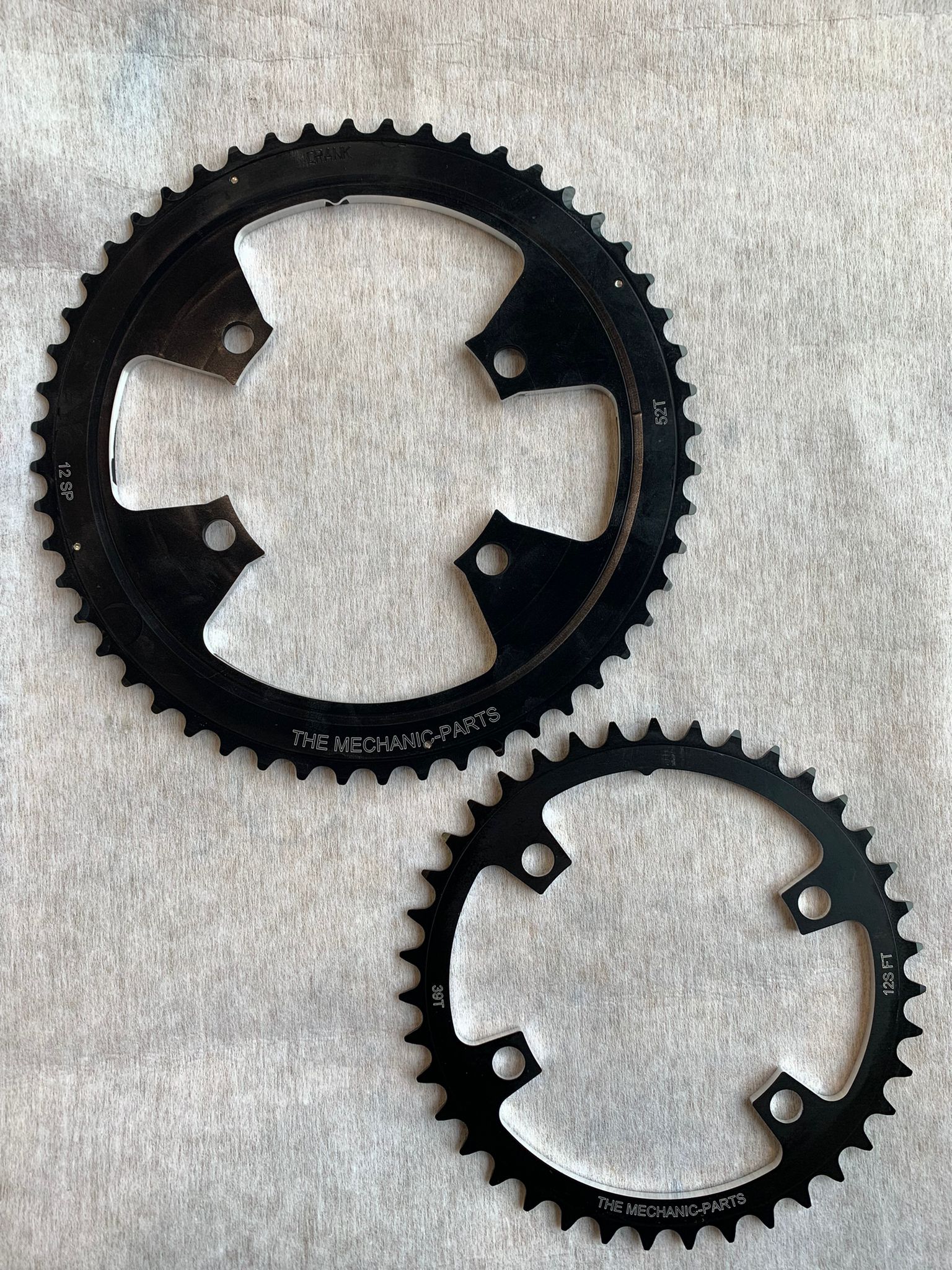 Set buiten- en binnenblad SRAM RIVAL (BCD 107)